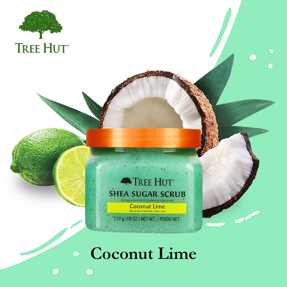 Tree Hut Shea Sugar Scrub Coconut Lime-content2