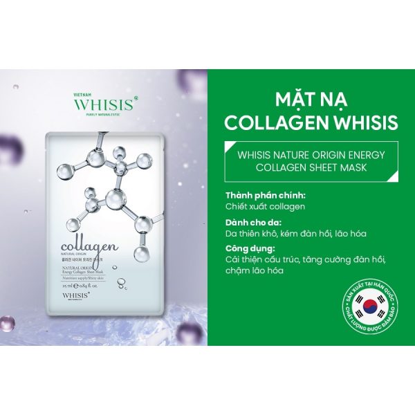 Collagen Whisis Nature Origin Energy Collagen Sheet Mask 2