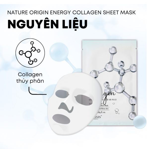 Collagen Whisis Nature Origin Energy Collagen Sheet Mask 3