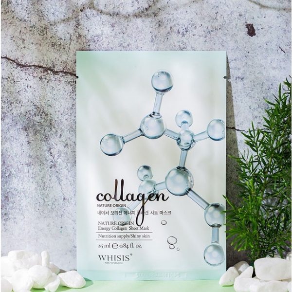 Collagen Whisis Nature Origin Energy Collagen Sheet Mask 4