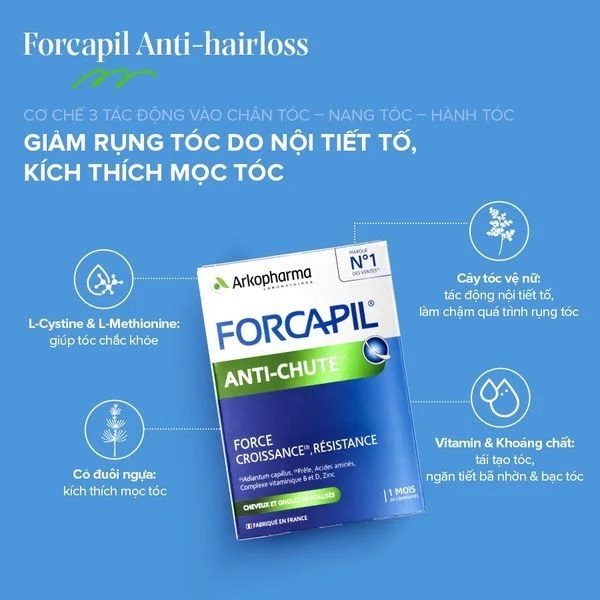 Arkopharma Forcapil Anti-chute 30v